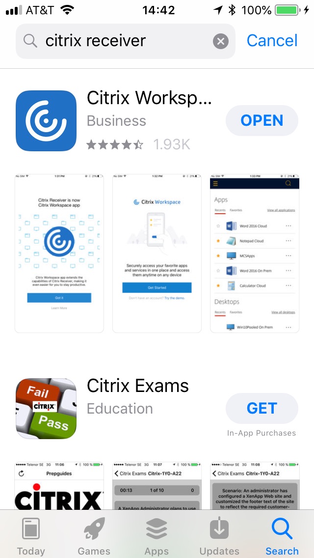 citrix app mac